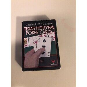 Cardinal's Professional Texas Hold'Em Poker Cards‎